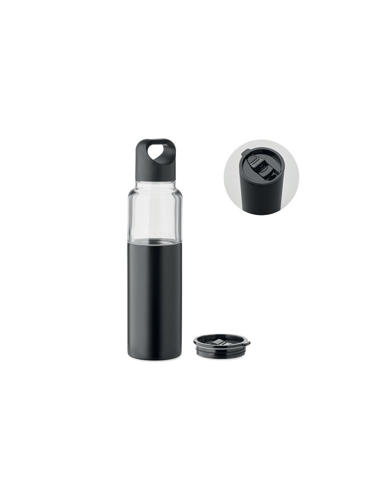 DUALUSE Bouteille 2 en 1 610ml Couleurs : noir