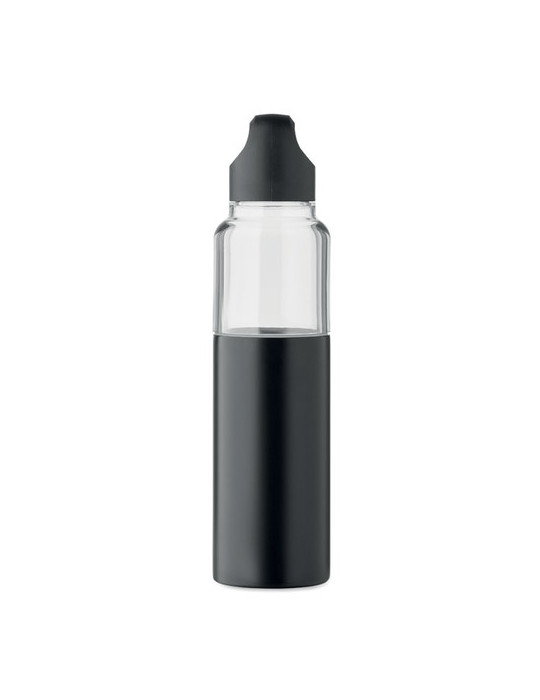 DUALUSE Bouteille 2 en 1 610ml Couleurs : noir cadeau collaborateur premium