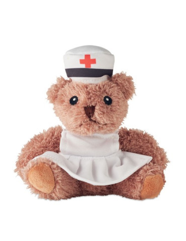 NURSE Ours en peluche infirmière Couleurs : blanc