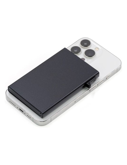 Porte-cartes de crédit magnétique BrandCharger Wally Couleurs : gun impression haute définition