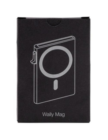 Porte-cartes de crédit magnétique BrandCharger Wally Couleurs : gun marquage laser ultra précis