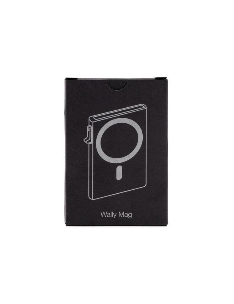 Porte-cartes de crédit magnétique BrandCharger Wally Couleurs : gun marquage laser ultra précis