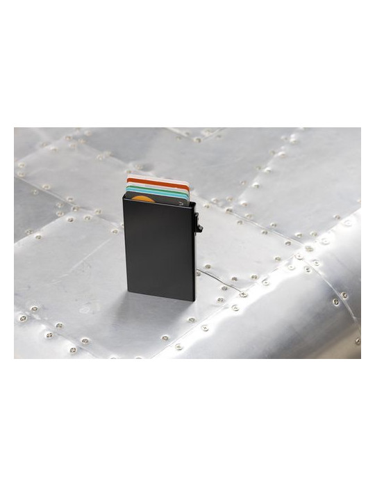 Porte-cartes de crédit magnétique BrandCharger Wally Couleurs : gun cadeau collaborateur premium