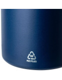 Gourde double paroi de 600 ml en acier inoxydable recyclé Mace Couleurs : noir Matières : acier inoxydable recyclé livraison exp