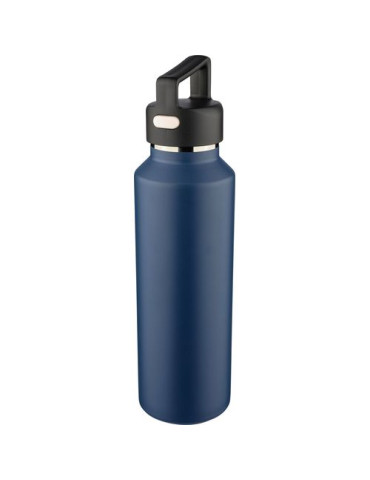 Gourde double paroi de 600 ml en acier inoxydable recyclé Mace Couleurs : bleu Matières : acier inoxydable recyclé goodies publi