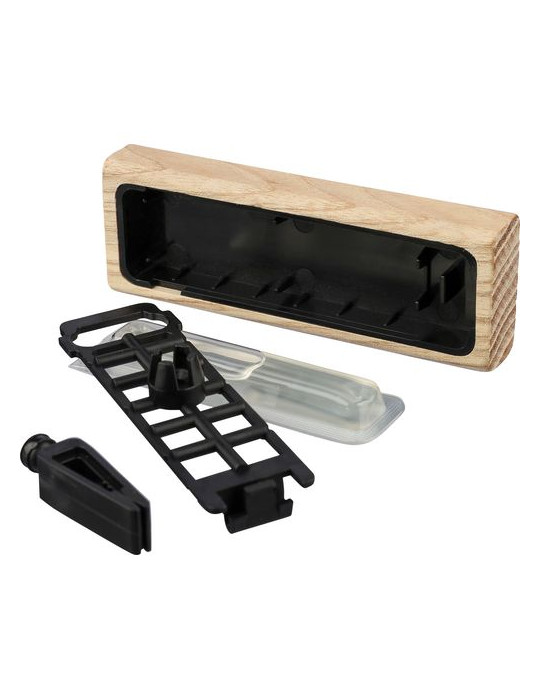 Désodorisant de voiture en bois de hêtre Kezia Matières : bois Couleurs : brun impression haute définition