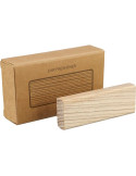 Désodorisant de voiture en bois de hêtre Kezia Matières : bois Couleurs : brun objet promotionnel éco-responsable