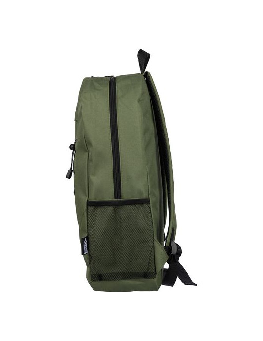 Sac à dos d'aventure en polyester rPET 600D Jari Matières : élasthanne Couleurs : noir personnalisation sur mesure