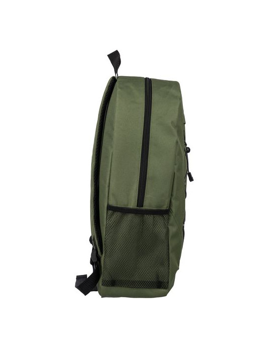 Sac à dos d'aventure en polyester rPET 600D Jari Matières : élasthanne Couleurs : noir marquage couleur éclatante