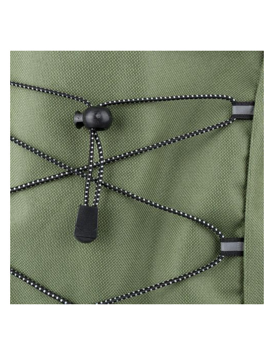 Sac à dos d'aventure en polyester rPET 600D Jari Matières : élasthanne Couleurs : noir objet promo petit budget