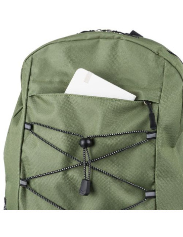 Sac à dos d'aventure en polyester rPET 600D Jari Matières : élasthanne Couleurs : vert cadeau affaires élégant