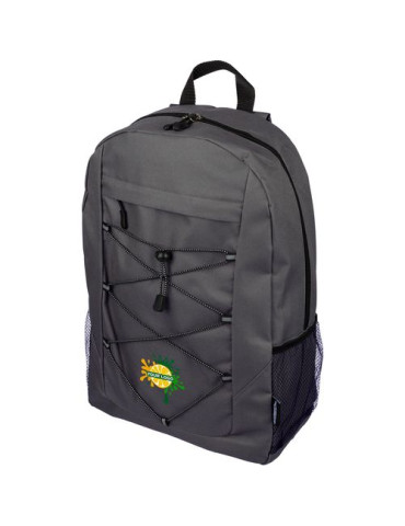 Sac à dos d'aventure en polyester rPET 600D Jari Matières : élasthanne Couleurs : bleu marquage couleur éclatante