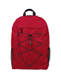 Sac à dos d'aventure en polyester rPET 600D Jari Matières : élasthanne Couleurs : rouge personnalisable avec votre logo