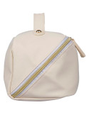 Trousse de toilette en PU recyclé Alon Matières : polyester Couleurs : beige goodies entreprise design
