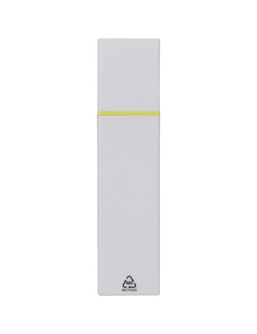 Surligneur en ABS recyclé Kavi Matières : ABS recyclé Couleurs : jaune objet publicitaire robuste