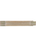 Mètre pliable en bois de bouleau Ezio Matières : bois Couleurs : brun cadeau entreprise pas cher