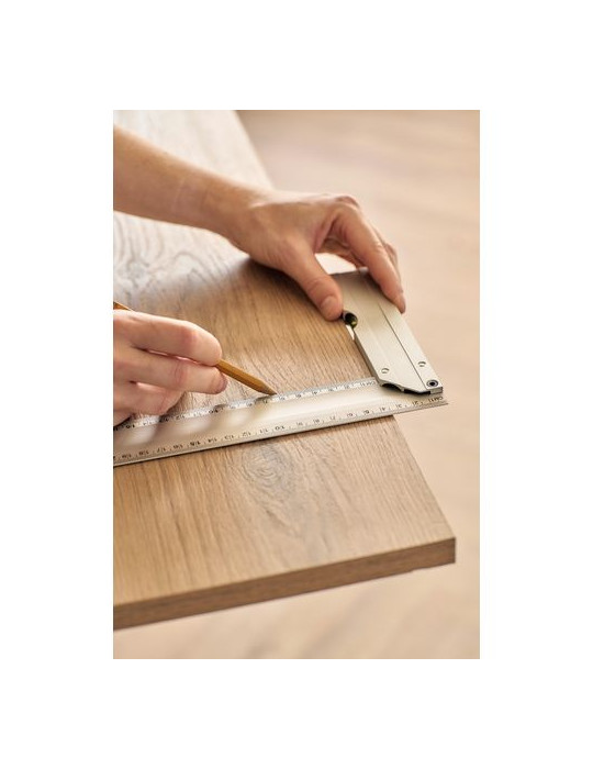 Équerre en aluminium Camila Matières : aluminium Couleurs : argenté objet promotionnel éco-responsable