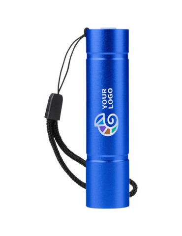 Lampe de poche COB en aluminium recyclé Sami Matières : polyester Couleurs : noir 2