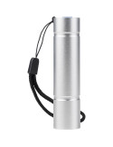 Lampe de poche COB en aluminium recyclé Sami Matières : polyester Couleurs : argenté cadeau collaborateur premium