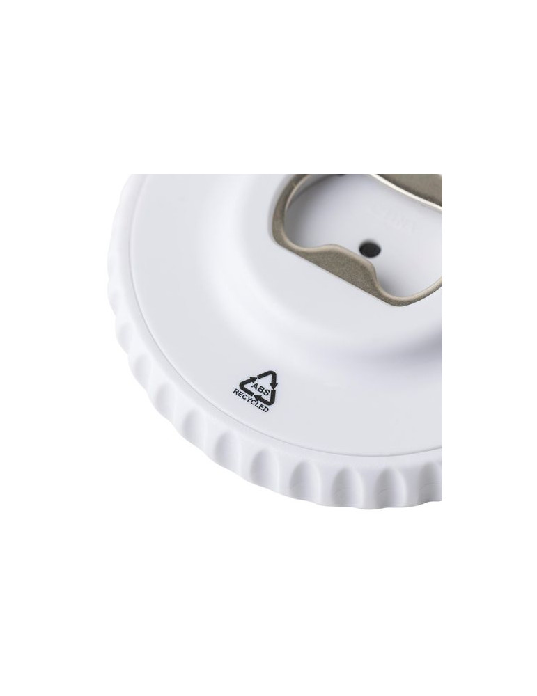 Dés mécaniques en ABS recyclé Cian Matières : ABS recyclé Couleurs : blanc goodies publicitaire événementiel