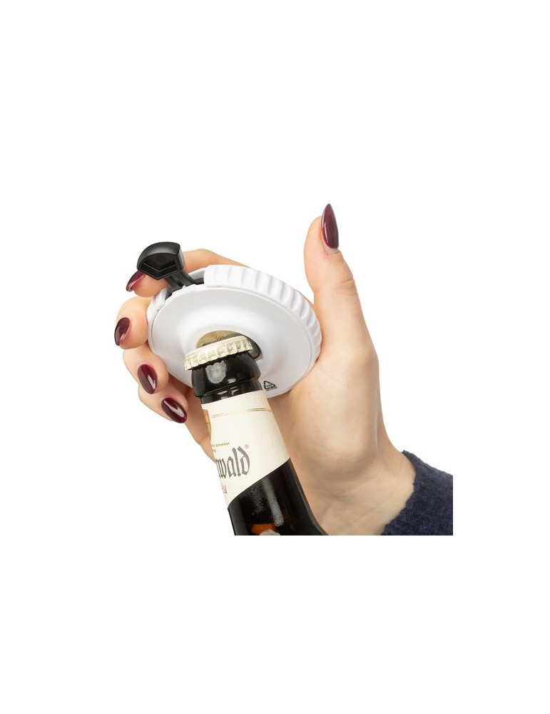 Dés mécaniques en ABS recyclé Cian Matières : ABS recyclé Couleurs : blanc impression haute définition