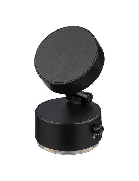 Support de téléphone magnétique MagSafe en ABS recyclé Nadia Matières : ABS recyclé Couleurs : noir marquage laser ultra précis