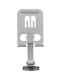 Support de téléphone en alliage d'aluminium Anieke Couleurs : argenté Matières : acier carbone