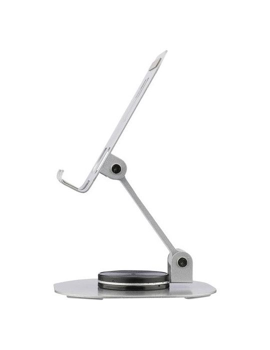 Support de téléphone en alliage d'aluminium Anieke Couleurs : argenté Matières : acier carbone goodies publicitaire événementiel