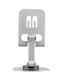 Support de téléphone en alliage d'aluminium Anieke Couleurs : argenté Matières : acier carbone impression haute définition