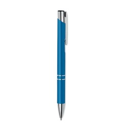 Stylo à bille  en aluminium recyclé personnalisable - BERN RA Matières : aluminium recyclé  Couleurs : turquoise goodies publici
