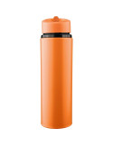 Gourde de 500 ml en acier inoxydable recyclé Zeno Matières : silicone Couleurs : orange goodies publicitaire événementiel
