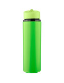 Gourde de 500 ml en acier inoxydable recyclé Zeno Matières : silicone Couleurs : vert clair