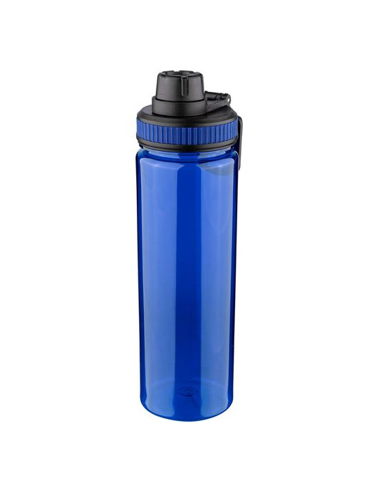Gourde de 750 ml en rPET Olivian Matières : silicone Couleurs : noir objet promotionnel éco-responsable