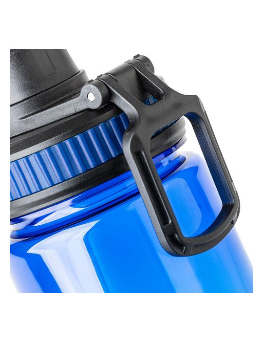 Gourde de 750 ml en rPET Olivian Matières : silicone Couleurs : noir cadeau collaborateur premium