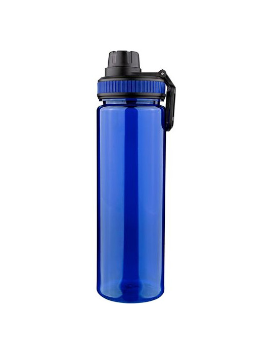 Gourde de 750 ml en rPET Olivian Matières : silicone Couleurs : noir marquage laser ultra précis