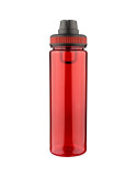Gourde de 750 ml en rPET Olivian Matières : silicone Couleurs : rouge personnalisable avec votre logo
