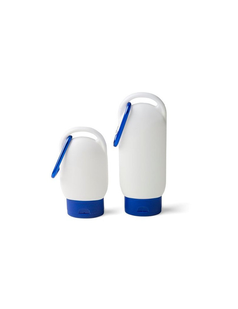 Crème solaire Luka Matières : aluminium Couleurs : noir objet promo petit budget