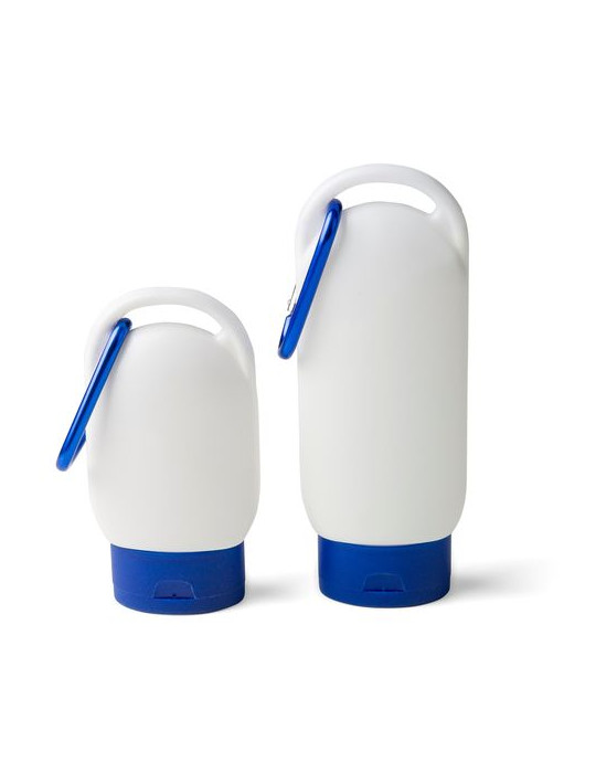 Crème solaire Luka Matières : aluminium Couleurs : noir objet promo petit budget