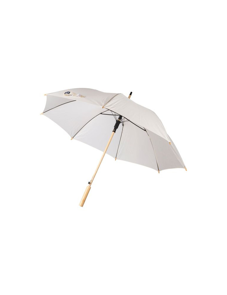 Parapluie golf automatique en rPET 190T Milan Matières : PET recyclé Couleurs : noir objet promotionnel éco-responsable