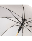 Parapluie golf automatique en rPET 190T Milan Matières : PET recyclé Couleurs : noir cadeau entreprise pas cher
