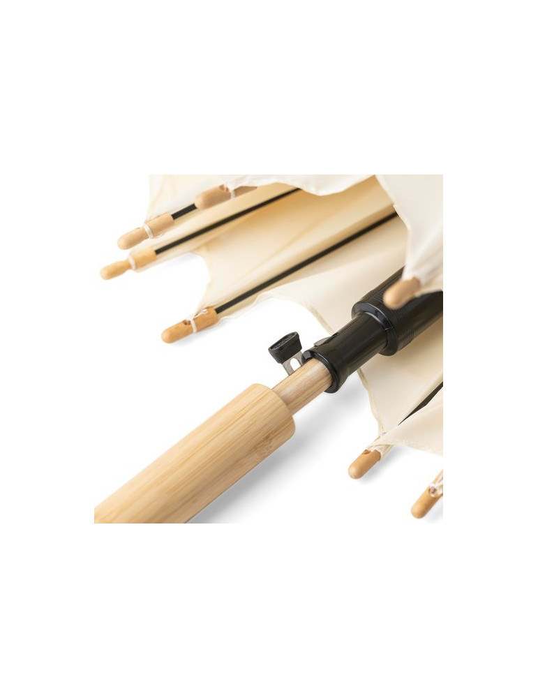 Parapluie golf automatique en rPET 190T Milan Matières : PET recyclé Couleurs : noir goodies entreprise design