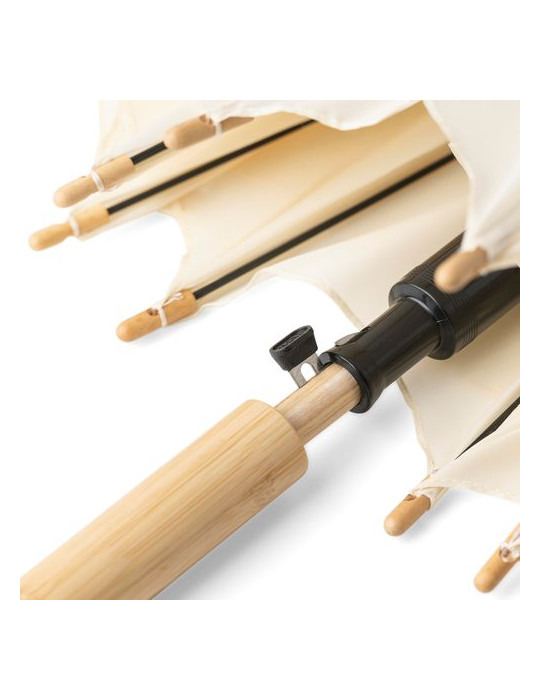 Parapluie golf automatique en rPET 190T Milan Matières : PET recyclé Couleurs : noir goodies entreprise design