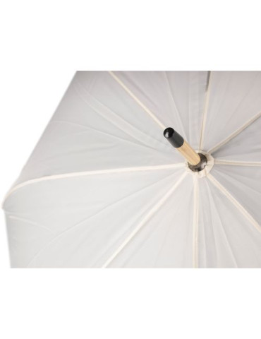 Parapluie golf automatique en rPET 190T Milan Matières : PET recyclé Couleurs : beige livraison express 24h 48h