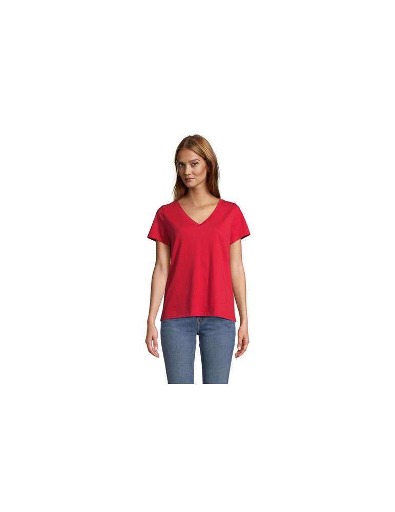 REGENT V WOMEN TEE-SHIRT FEMME Taille textile : S Couleurs : rouge personnalisable avec votre logo