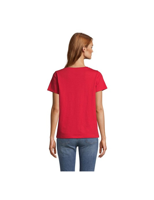 REGENT V WOMEN TEE-SHIRT FEMME Taille textile : S Couleurs : rouge goodies personnalisé en stock
