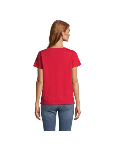 REGENT V WOMEN TEE-SHIRT FEMME Taille textile : XS Couleurs : rouge marquage laser ultra précis
