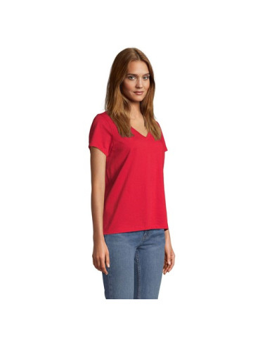 REGENT V WOMEN TEE-SHIRT FEMME Taille textile : XL Couleurs : rouge marquage laser ultra précis