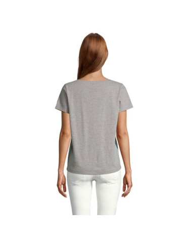 REGENT V WOMEN TEE-SHIRT FEMME Taille textile : S Couleurs : gris chiné livraison express 24h 48h