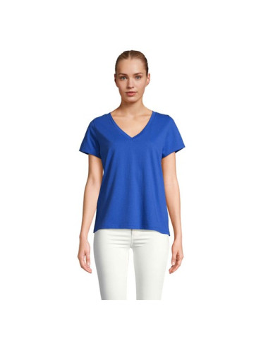 REGENT V WOMEN TEE-SHIRT FEMME Taille textile : XS Couleurs : bleu royal objet promotionnel éco-responsable