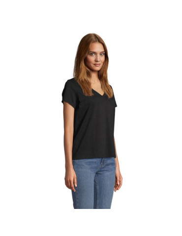 REGENT V WOMEN TEE-SHIRT FEMME Taille textile : S Couleurs : noir profond accessoire événementiel unique